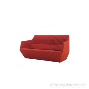 Kayu Solid 5 Seater Fabric Sofa Set